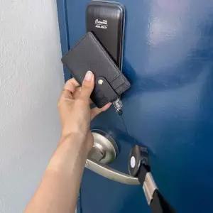 블랙 릴홀더 카드지갑 목걸이 사원증 키워드 케