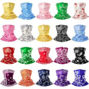 타르팝 20개 헤드웨어 심리스 반다나 페이스 마스크, 헤드 랩 넥 반다나, 통기성 커버 스카프 마스크