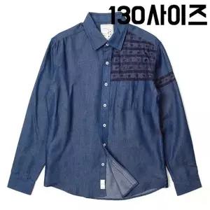 [알티피아]KING 별 프린트 청남방 130사이즈