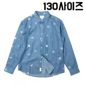 [알티피아]KING 별프린트 청남방 130사이즈