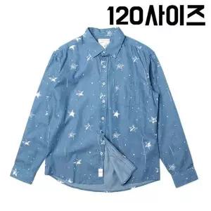 [알티피아]KING 별프린트 청남방 120사이즈