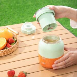 휴대용착즙기 텀블러 미니 쉐이커 340ml 학생 심플 운동 무선블렌더 600ML 텀블랜러