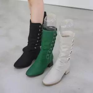 봄신발 발목부츠 롱구두 부티 힐 가을 겨울 여성화