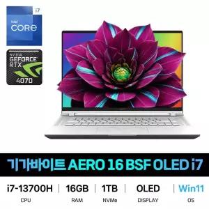 IT_기가바이트 에어로 AERO 16 BSF OLED i7 Win11 재고보유