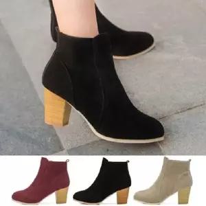 하프 스웨이드 겨울워커 겨울 가을 부티 여자신발 데이트 오피스