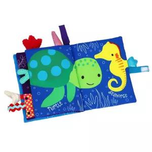 아기 돌선물 촉각놀이 물고기꼬리 헝겊책 장난감 천책 오감자극 유아완구