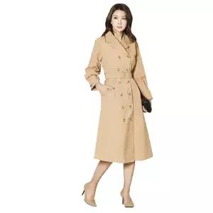 (쇼) 트렌치 코트형 셔츠 벨트 원피스