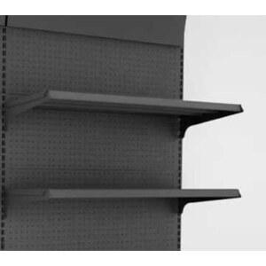 천공 보드 매쉬망 검정색 바퀴달린 액세서리 선반 가로73