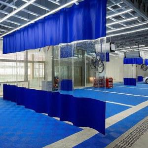 투명비닐천막 세차장 우레탄커튼 방수 6도선포장타공두꺼운 플라스틱 파티션 방한 베란다