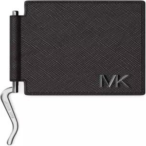 마이클 코어스 에디슨 머니 클립으로 슬림 접이식 카드 케이스 노치