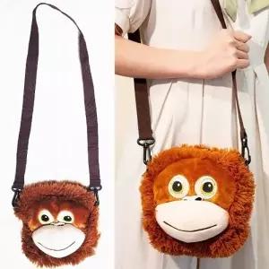 ( )얼굴 오랑이인형 크로스백 오랑우탄가방 원숭이 미니가방 폰가방 여행가방 어린이날선물 크리스마스선물