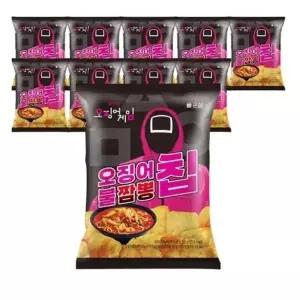 오징어 불짬뽕칩 50g x 10개