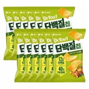 오리온 닥터유 단백질칩 버터구이오징어맛 60g x12입