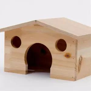 고슴도치 토끼 출산 놀이용 튼튼 나무집 어린이집 안전한