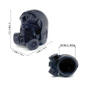 트레일러 히치 커버 (스틸 헬멧 및 가스 마스크 포함) 3D 프린팅 볼 수신 튜브 녹 방지