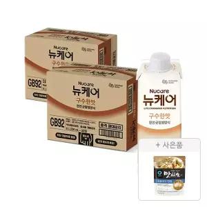 뉴케어 구수한맛 200ml, 30팩, 2개+증정(청정원 맛선생 멸치디포리 국물내기 한알 60g, 15입, 1개)