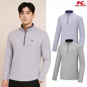 콜핑 2144TK540M 본딩 스판 남자 겨울 등산 반집업 기모 티셔츠