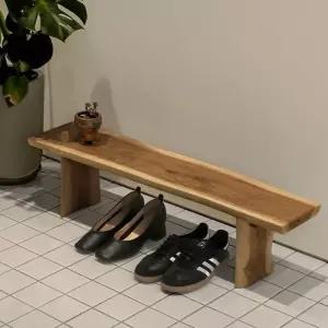 정리 다용도 90cm 받침대 화분다이 원목 주방 티크 선반 우드