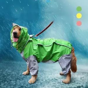 레인코트 비옷 강아지우비 용품 애견 대형견 중형견 위의 외출
