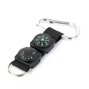 고품질 재난대피 다기능 카라비너 온도계 나침반 (WFIQ6N9)