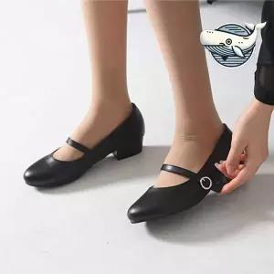 [하프클럽/]여성 면접 구두 블랙 메리제인 빅사이즈