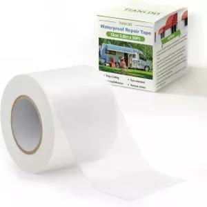 천 RV 차양 보트 커버 텐트 방수 수리 테이프 - 3.3인치 x 30피트 ( 투명 )