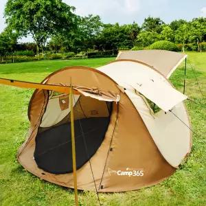 캠프365 원터치 팝업 자동 그늘막 텐트 대형 4-5인용 캠핑 피크닉 휴가 나들이