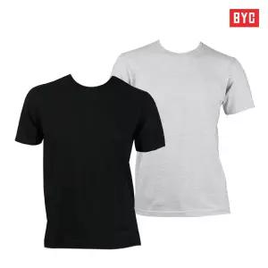 BYC 유색 반팔티셔츠/언더셔츠/교복티셔츠