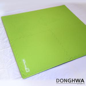 MD Buddy EVA 인터락 운동매트 헬스바닥재 양면그린 MD-9035