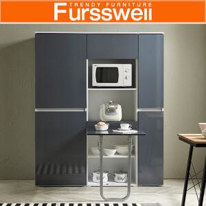 퍼스웰 지엘 LPM코팅 1800 접이식식탁렌지대 주방수납풀세트(CW_068)