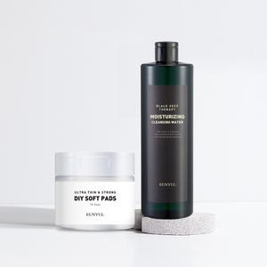 [본사정품]은율 블랙씨드 모이스처 대용량 클렌징워터 500ml + 패드 70매