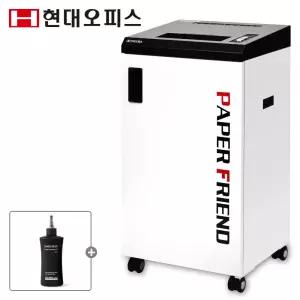[현대오피스] 프리미엄 문서세단기 PK-4270K + 오일 최대 20매 파지함 90L 저소음 국산 파쇄기 세절기