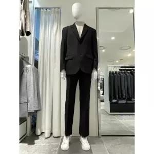 [롯데백화점]맨잇슈트 맨잇슈트 오버핏 울100 캐주얼 데일리 블랙 셋업 정장 MAHC10-436BKIS일산점