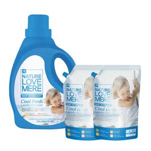 네이쳐러브메레 쿨 프레쉬 세제 용기 리필 1+2 세트 아기세제