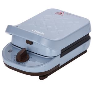 쿠킨 2in1 샌드위치 와플 메이커(타이머) 블루 KFW-JT600TCP, 1개