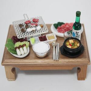 납골당꾸미기 꽃등심(중) 소고기구이 미니어처 상차림 납골당미니어처 추모관 봉안당 제사상