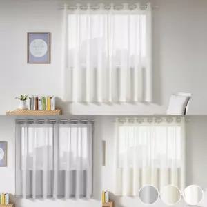 쉬폰커튼170 차르르 커텐 속커튼 사계절 거실 안방 작은창 쉬폰 커튼