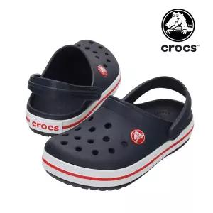 [크록스]크록스 크록밴드 클로그 키즈 네이비레드 207006-485
