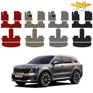 더뉴 쏘렌토 MQ4 신형 페이스리프트 1열+2열+3열+트렁크 풀세트 코일매트 5인승 6인승 7인승 카매트 용품