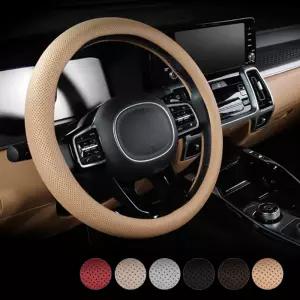 더뉴 쏘렌토 MQ4 가죽 타공 핸들커버 용품 370mm