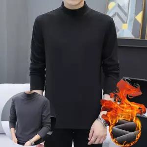 [굿스맨]남성 철통방어 양면기모 발열 스판 목폴라