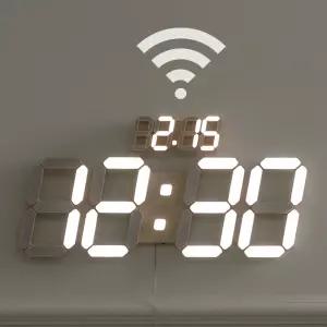 플라이토 와이파이 인테리어 3D LED 벽시계 38cm 데이즈 / 포토구매평
