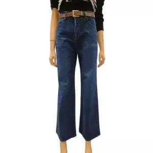 [에고이스트] 세미 부츠컷 벨티드 데님 팬츠  EQ4DP-563