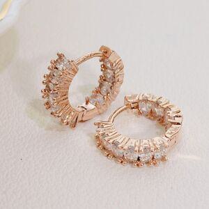 [은침]슈가 파베 인앤아웃 크리스탈 링 귀걸이