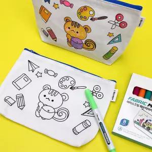 아이스크림몰 패브릭아트 파우치 만들기 무지 에코백 필통 