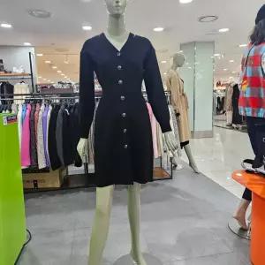 시슬리/애플아울렛/숄더 슬릿 니트 원피스 SAKO06411