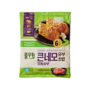 풀무원 큰네모유부초밥 592.5g (6인)