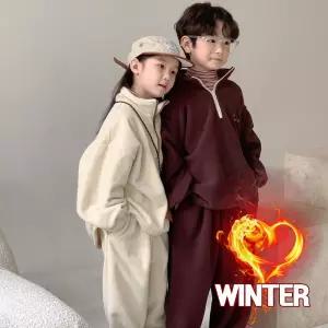 남아 키즈 큐트앤프리 아노락 플리스 기모 상하세트