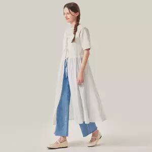 [롯데백화점]포커스 리본 여밈 뷔스티에 레이어 원피스 PBBF5S1OP3161