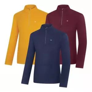 [콜핑]남자 겨울 극세사기모 긴팔 집업 등산 티셔츠 GS